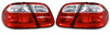 MB CLK  W208  98'- 03'  Red and Clear Taillight Set